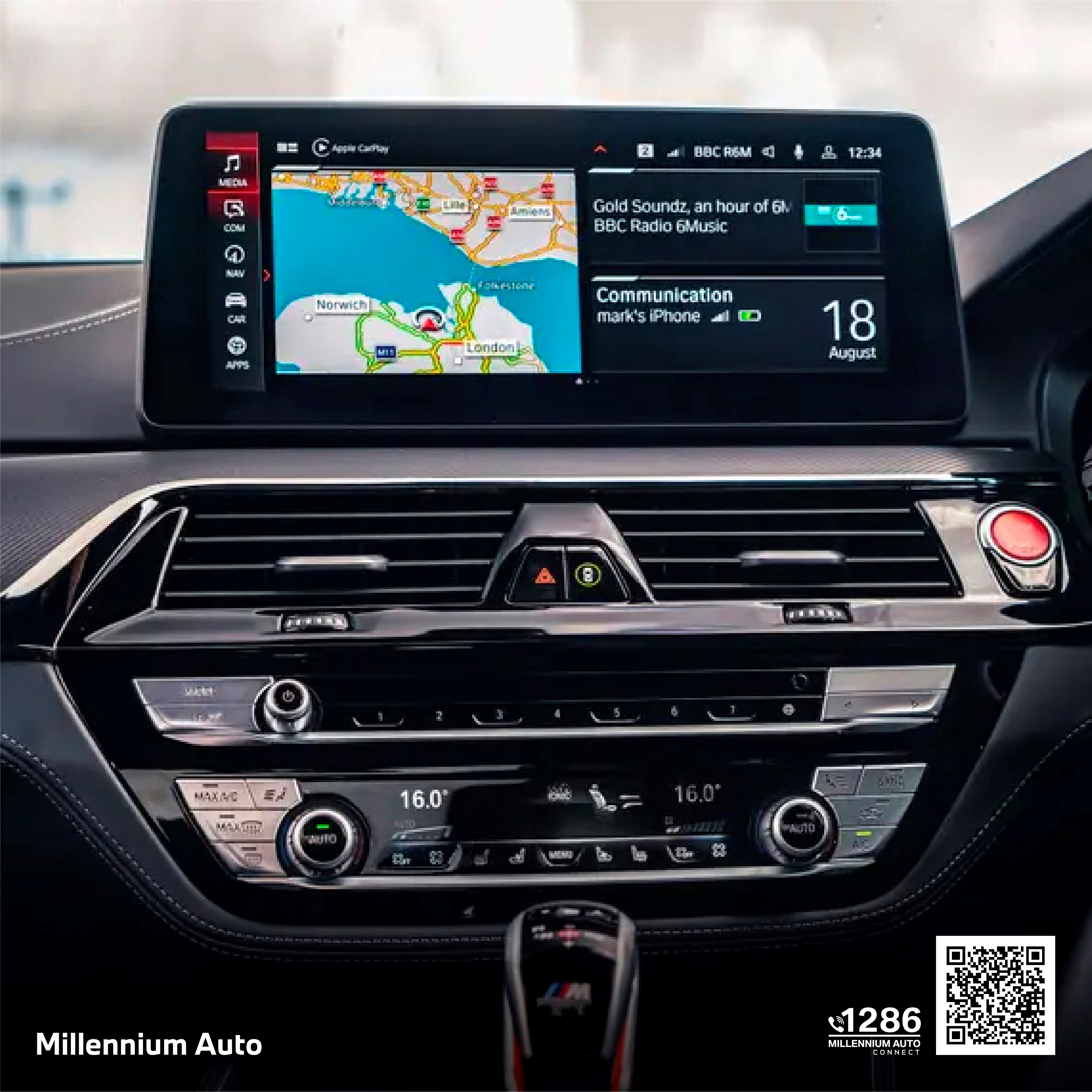 BMW M5 Competition Touchscreen