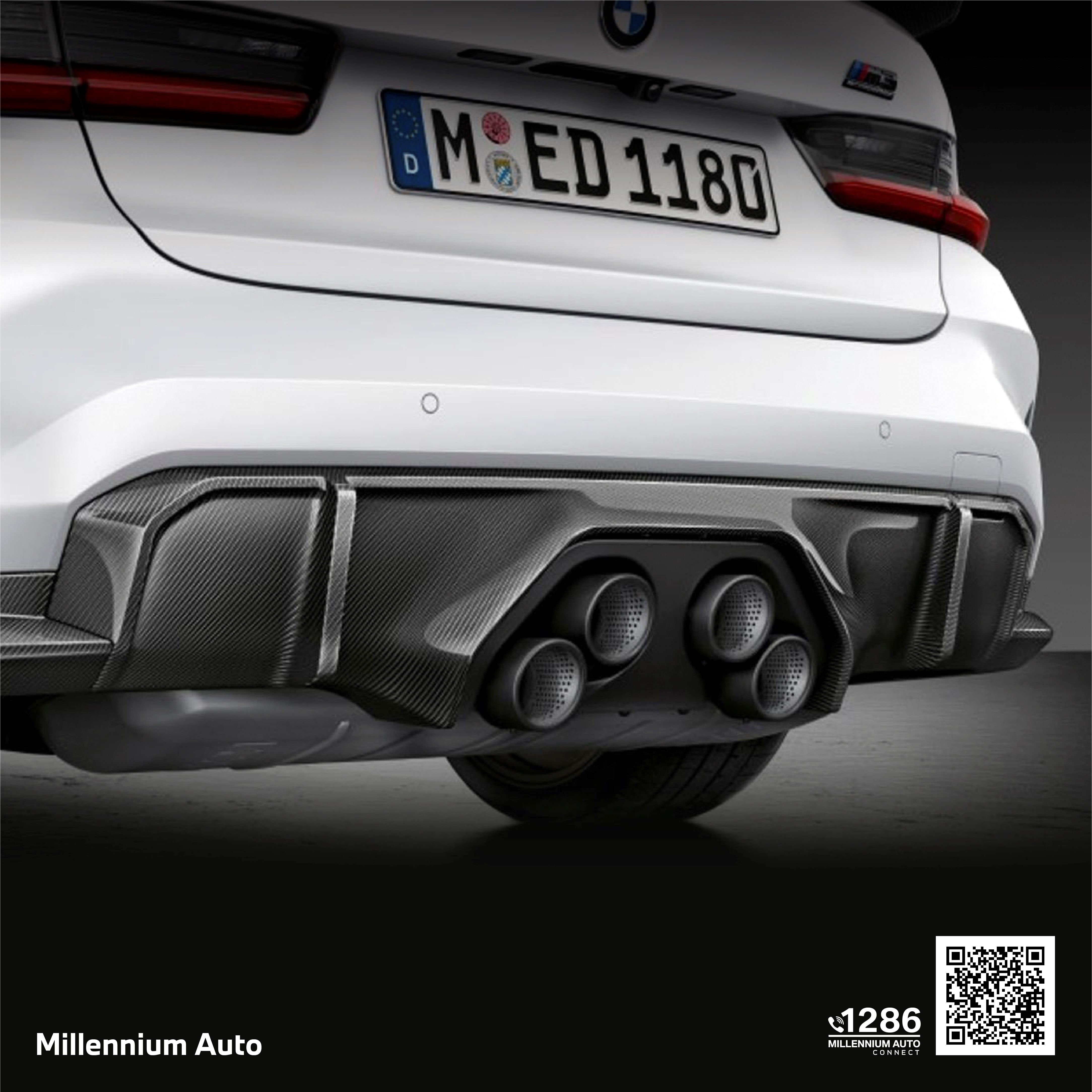 M Performance rear diffuser